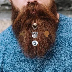 Beard Bling Jewellery Charm Ornaments