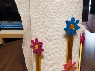 Petals Paper Towel Holder