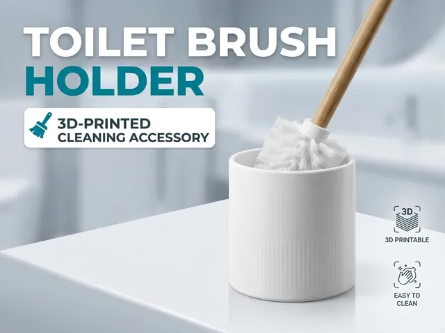 Toilet brush holder
