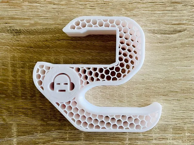 3D_Hall Headphone holder (hook)
