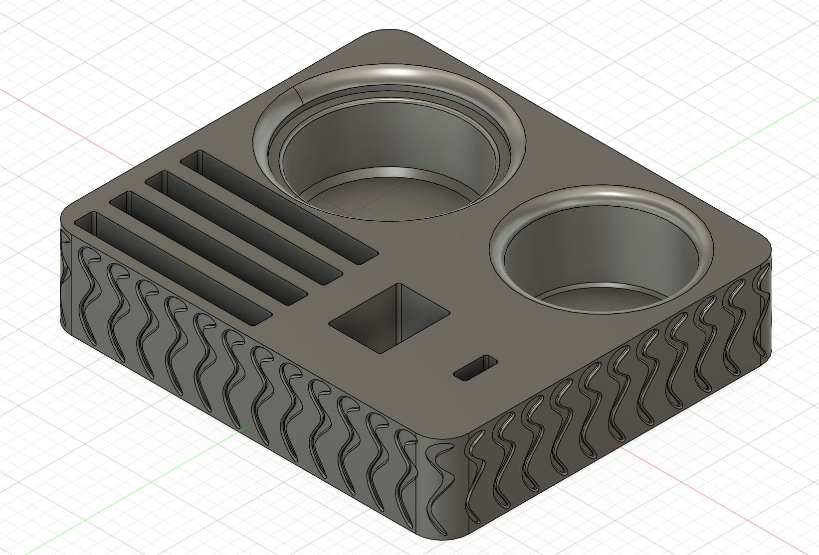 Storage box for reusable coffee filters, compatible with Bosch Tassimo