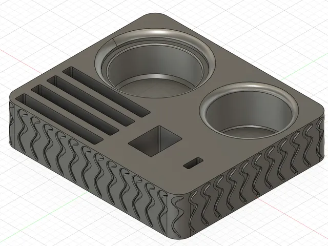 Storage box for reusable coffee filters, compatible with Bosch Tassimo