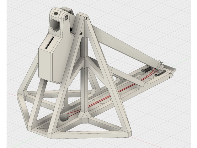 Miniatura 7 do modelo 3D Trebuchet