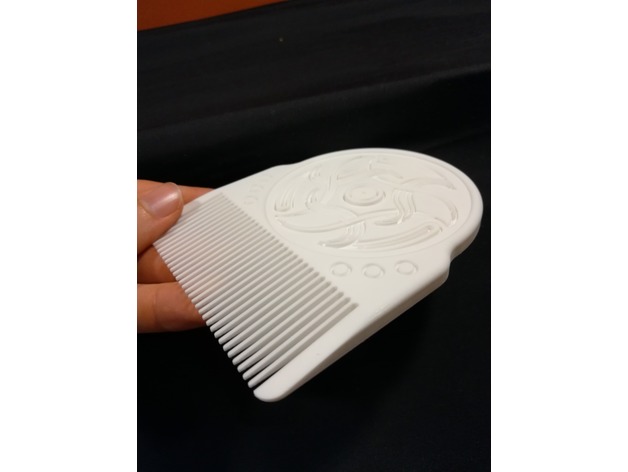 Celtic hair comb or hair clip