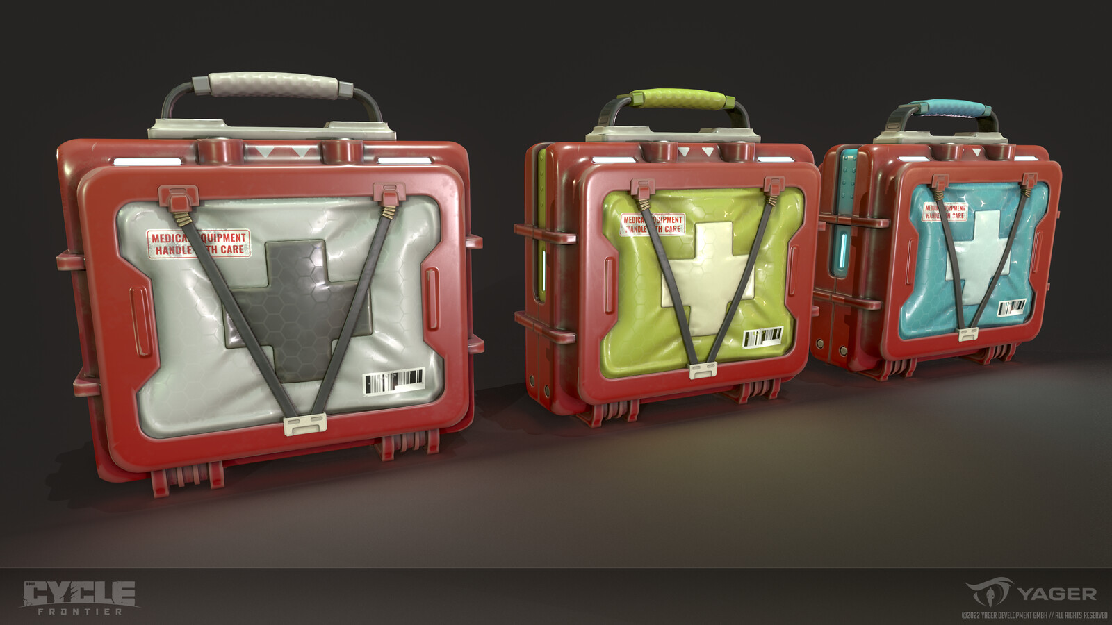 Medkit and Stim from The Cycle: Frontier