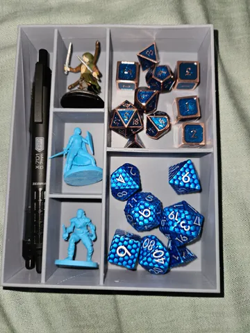 DnD figure and dice storage tray.