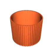 Plant pot with hole