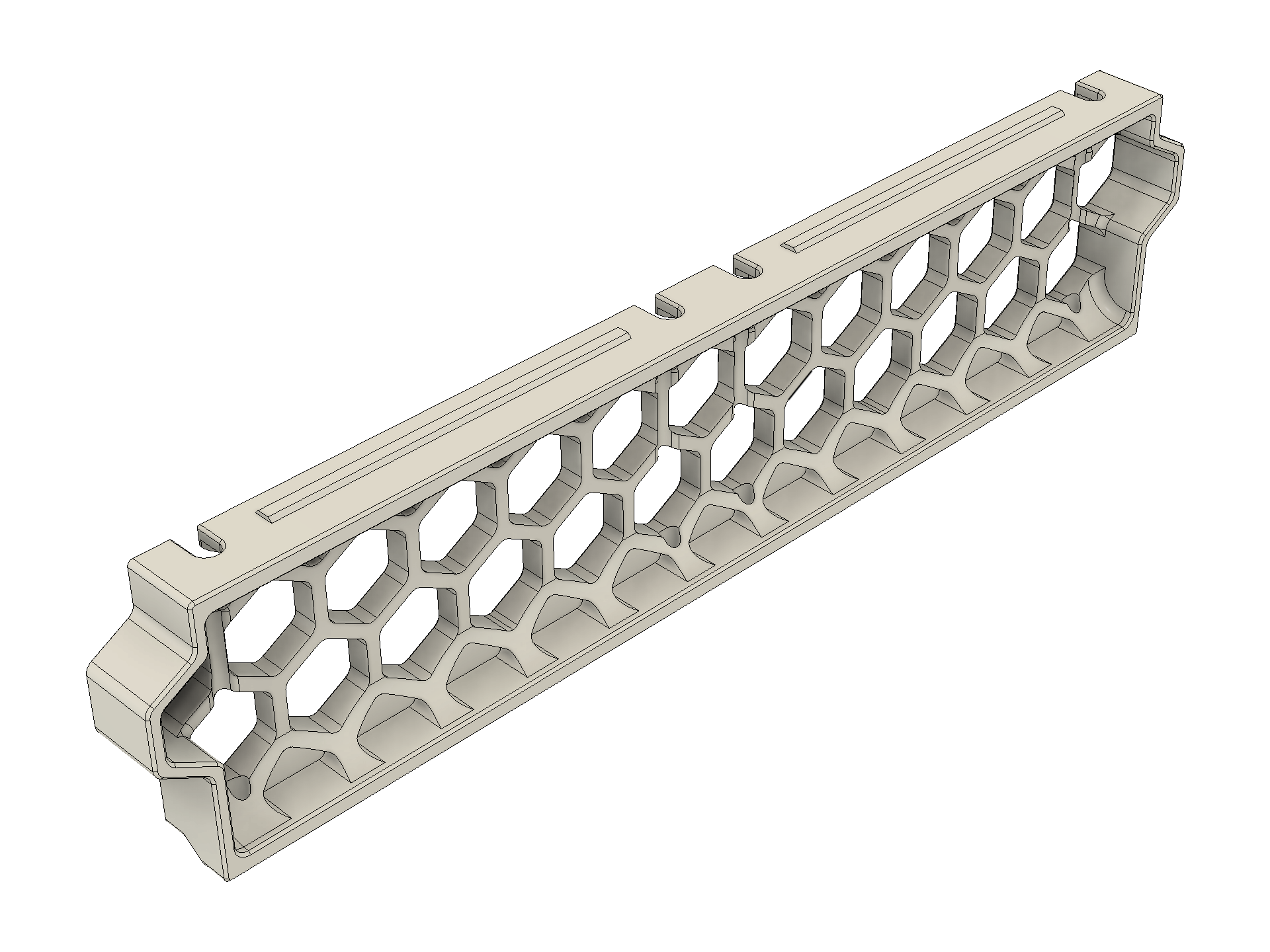 Voron V0.2 R1 Side Skirt One Piece (V02 Revision 1)