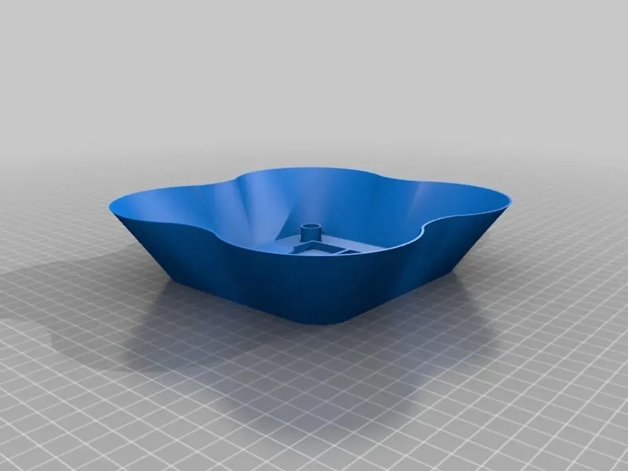 Large) Facial Mixing Bowl Blue