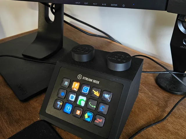 LEGO Computer Stream Deck Mount