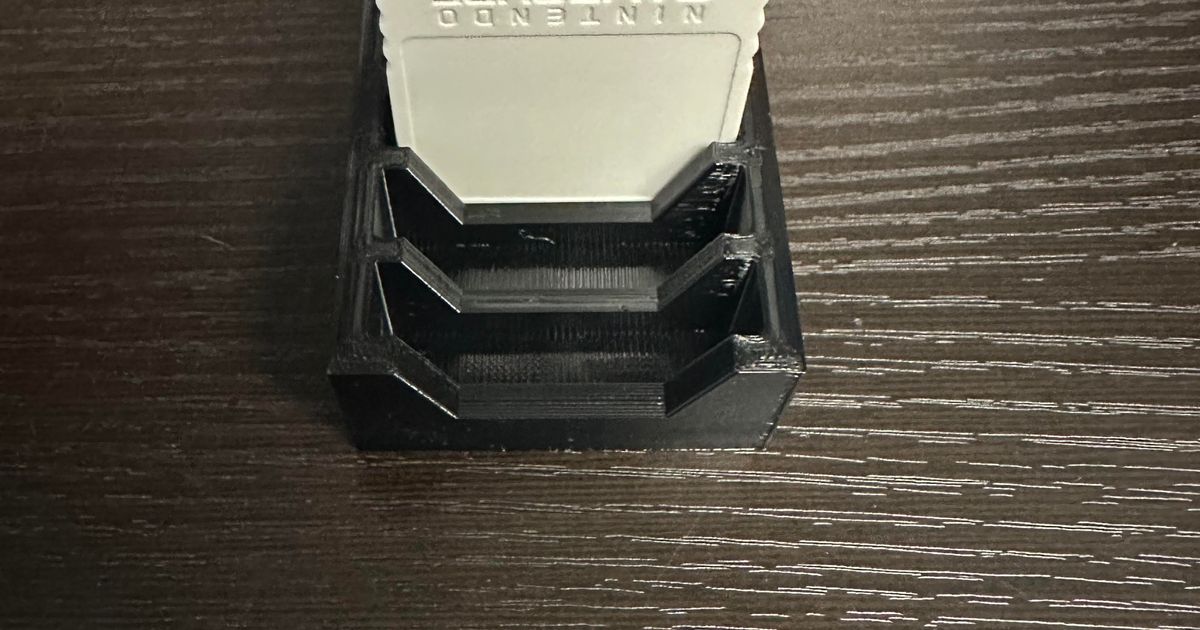 Gamecube Memory Card Holder by Justin Kinney Download free STL model