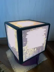 Wlan controlled lithophane cube by Murdoc, Download free STL model