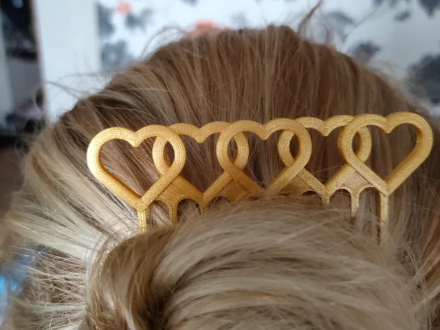Hairpin- Hearts