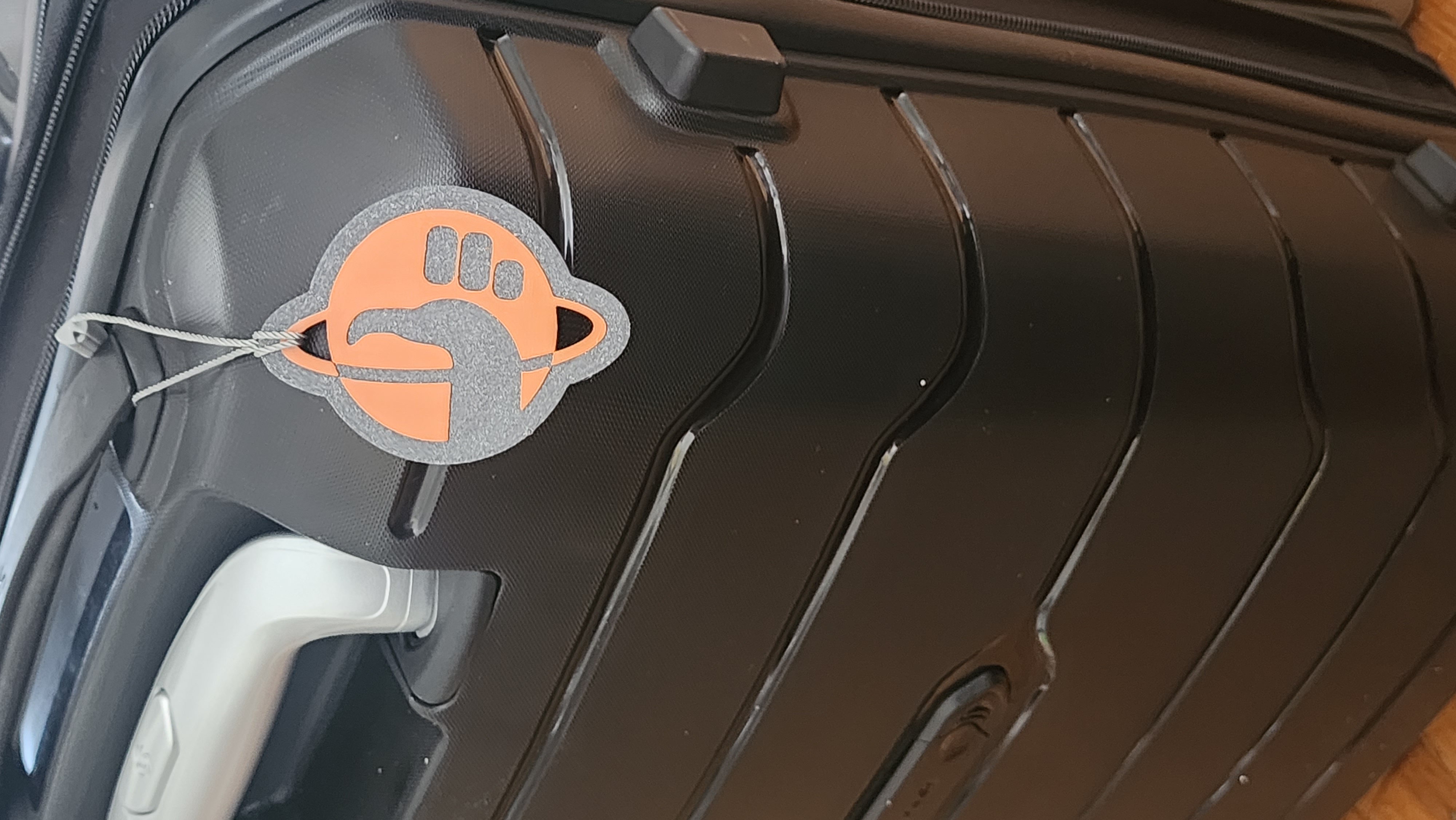 Hitchhiker's Guide Keychain/Luggage Tag by design.af Download free