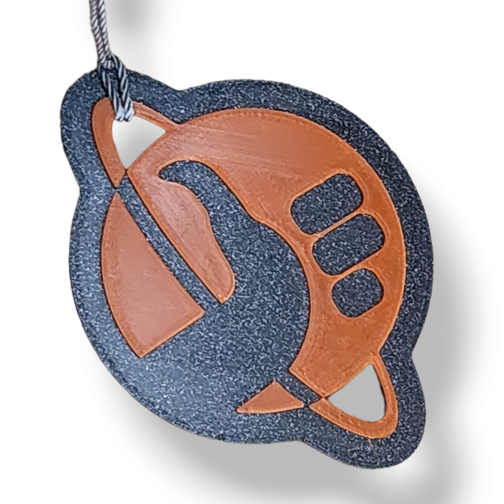 Hitchhiker's Guide Keychain/Luggage Tag by design.af Download free