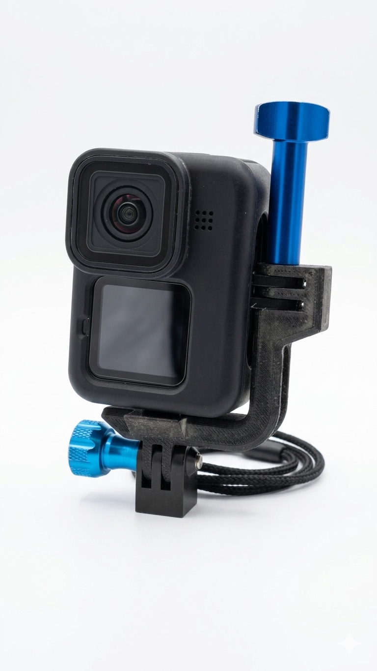 Vertical mount for Gopro 3D model