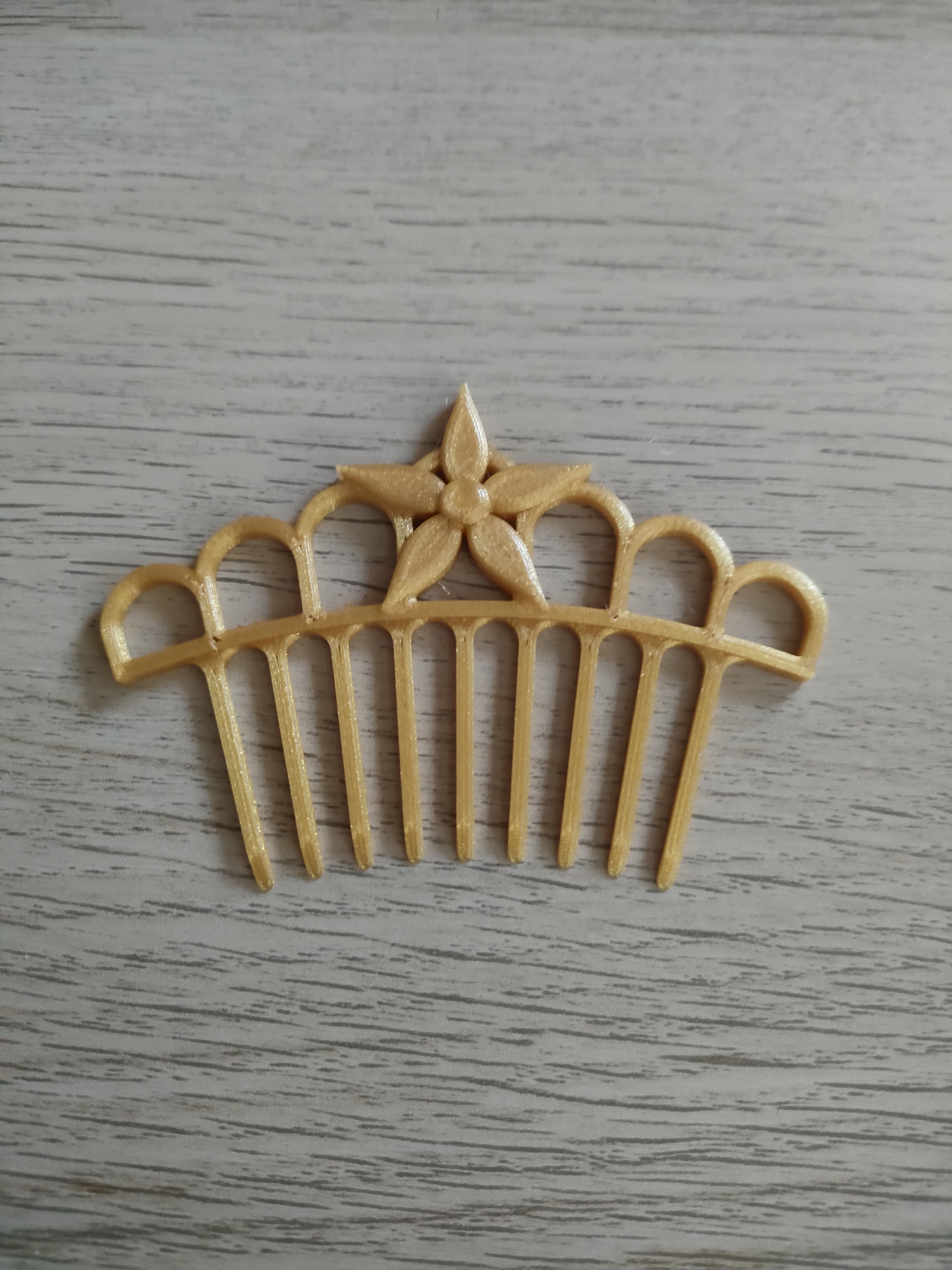 Hairpin-Crown with flower