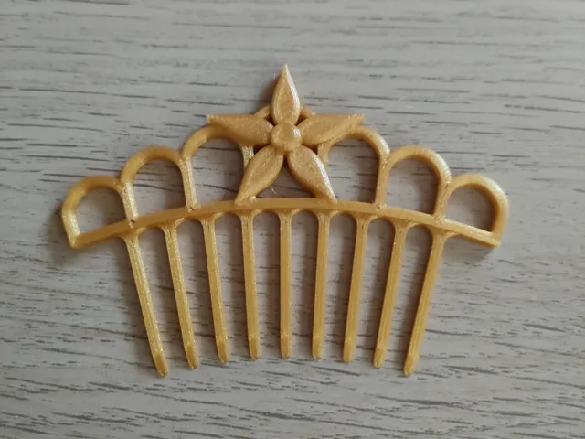 Hairpin-Crown with flower