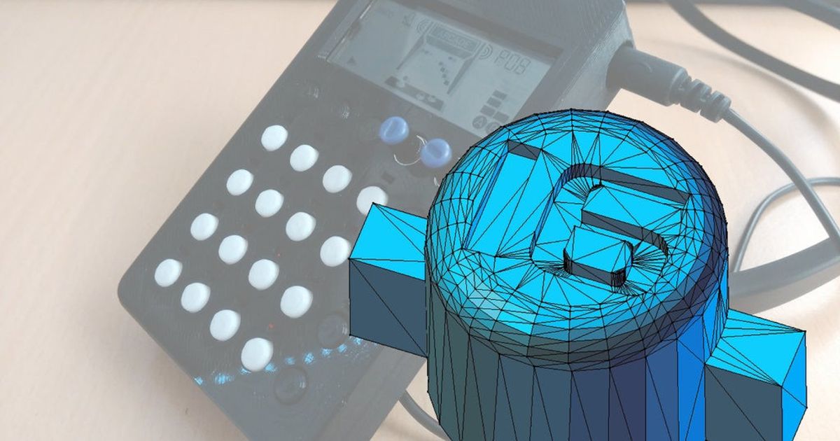 Numbered buttons for Pocket Operator case by crashdebug | Download free ...