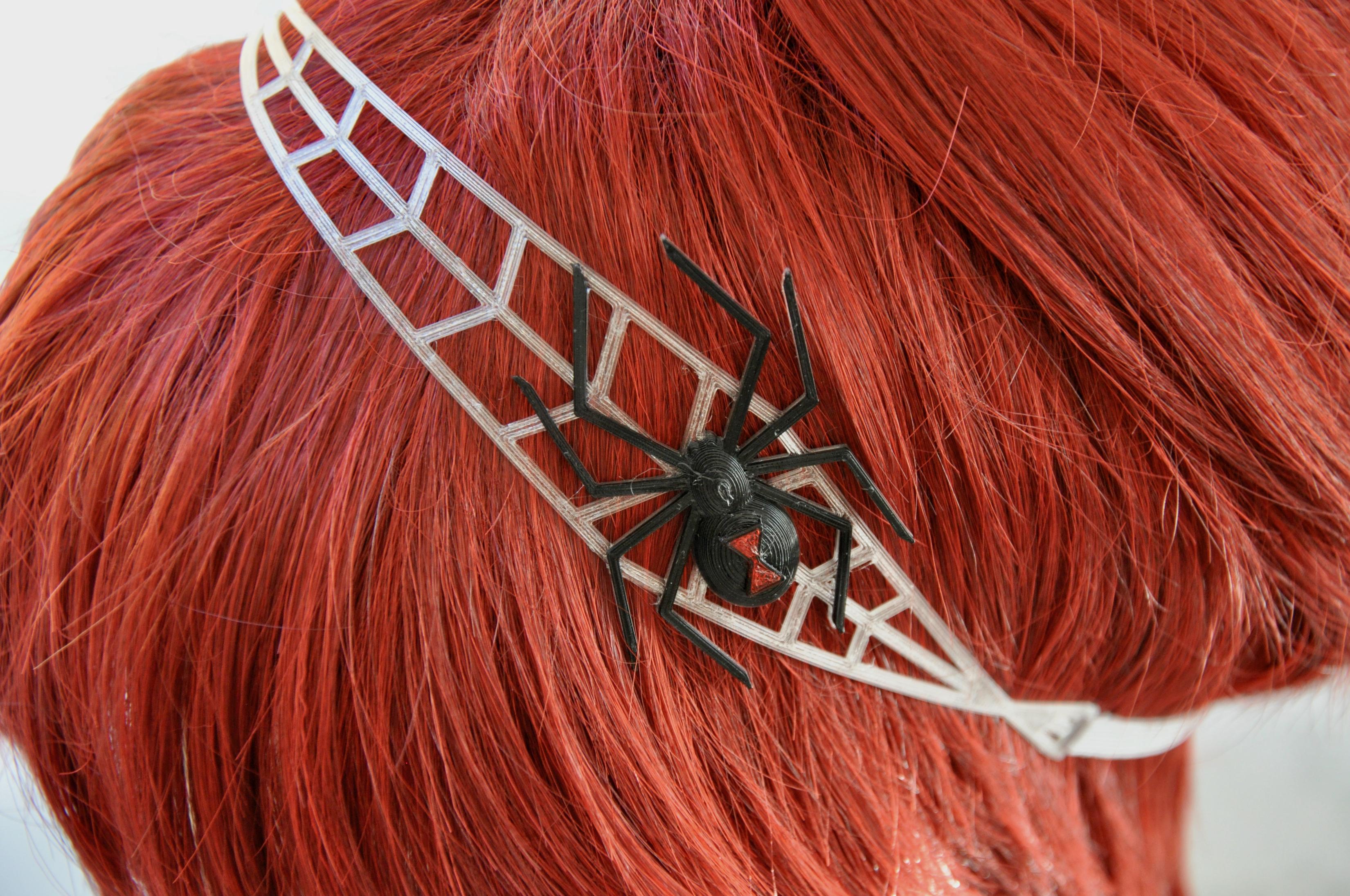 Black Widow Spider Headband