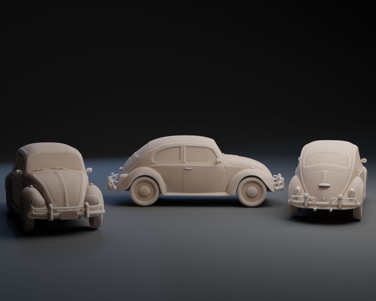 VW Beetle Araba 8 cm