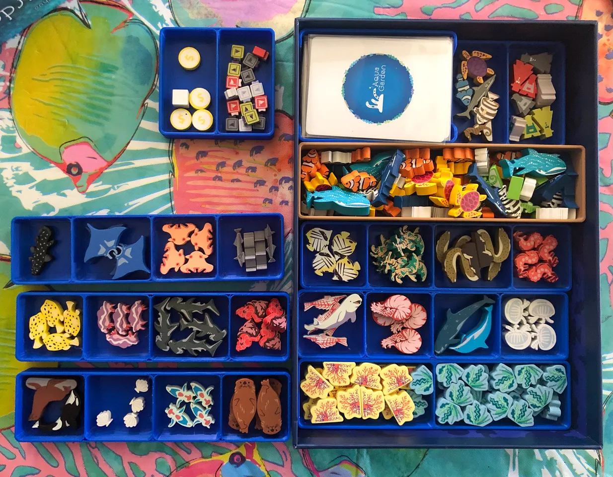 Aqua Garden game and expansions insert organizer by NEHiker | Download free  STL model | Printables.com