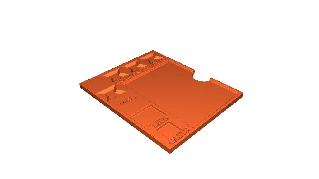 A better commander tray by Kuro Man Kuro | Download free STL model ...