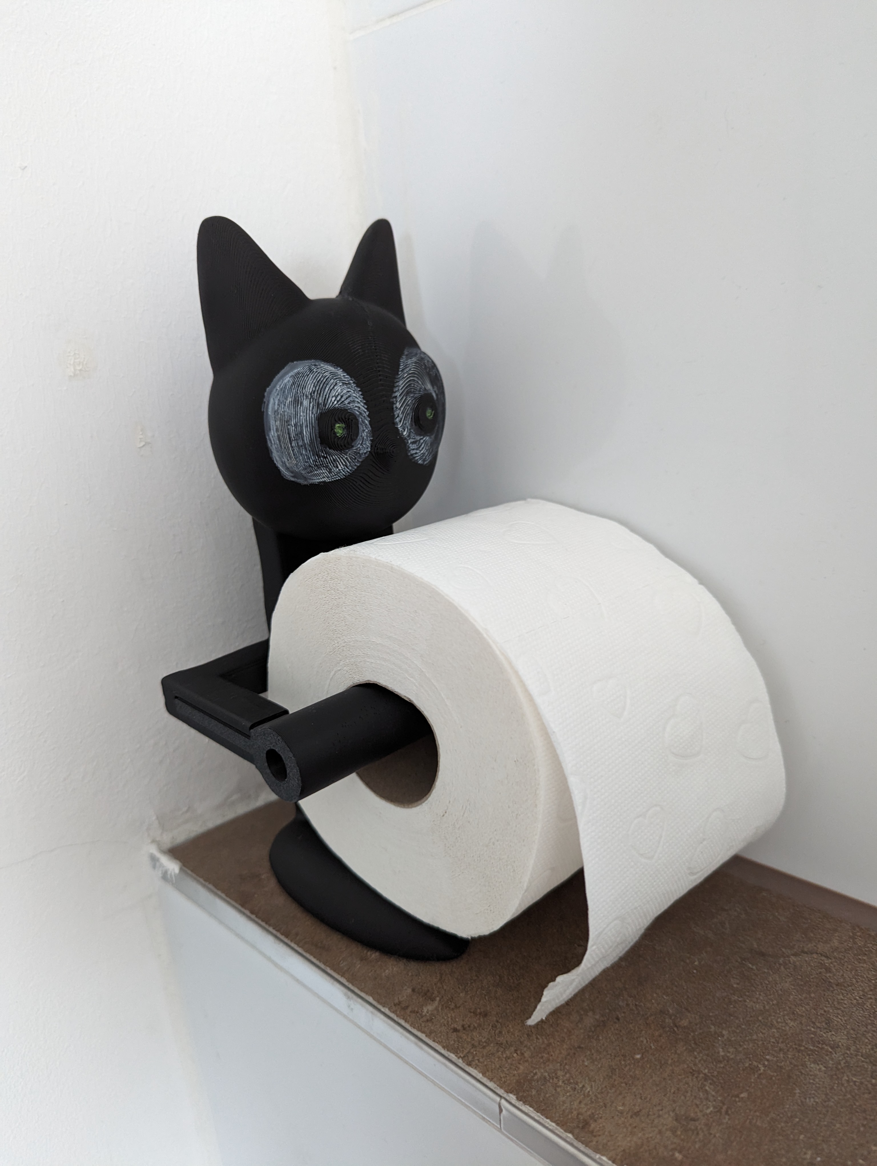Cat Toilet Paper Roll Holder