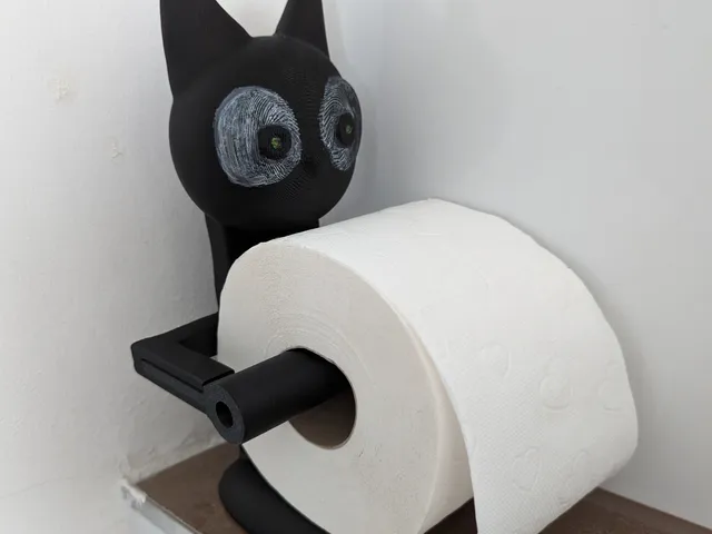 Cat Toilet Paper Roll Holder