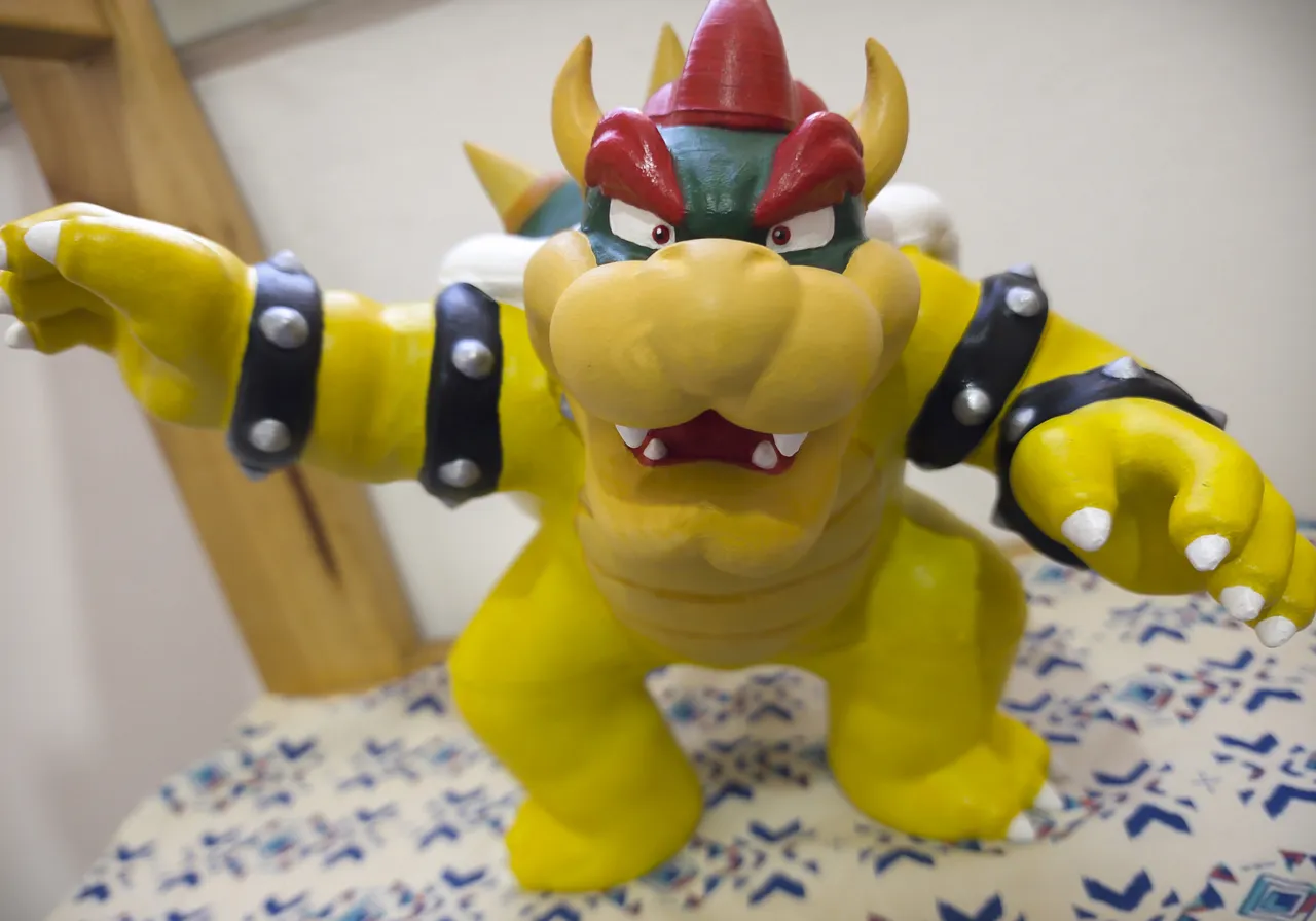 Bowser Super Mario Bros 3D Printing model 3D model 3D printable