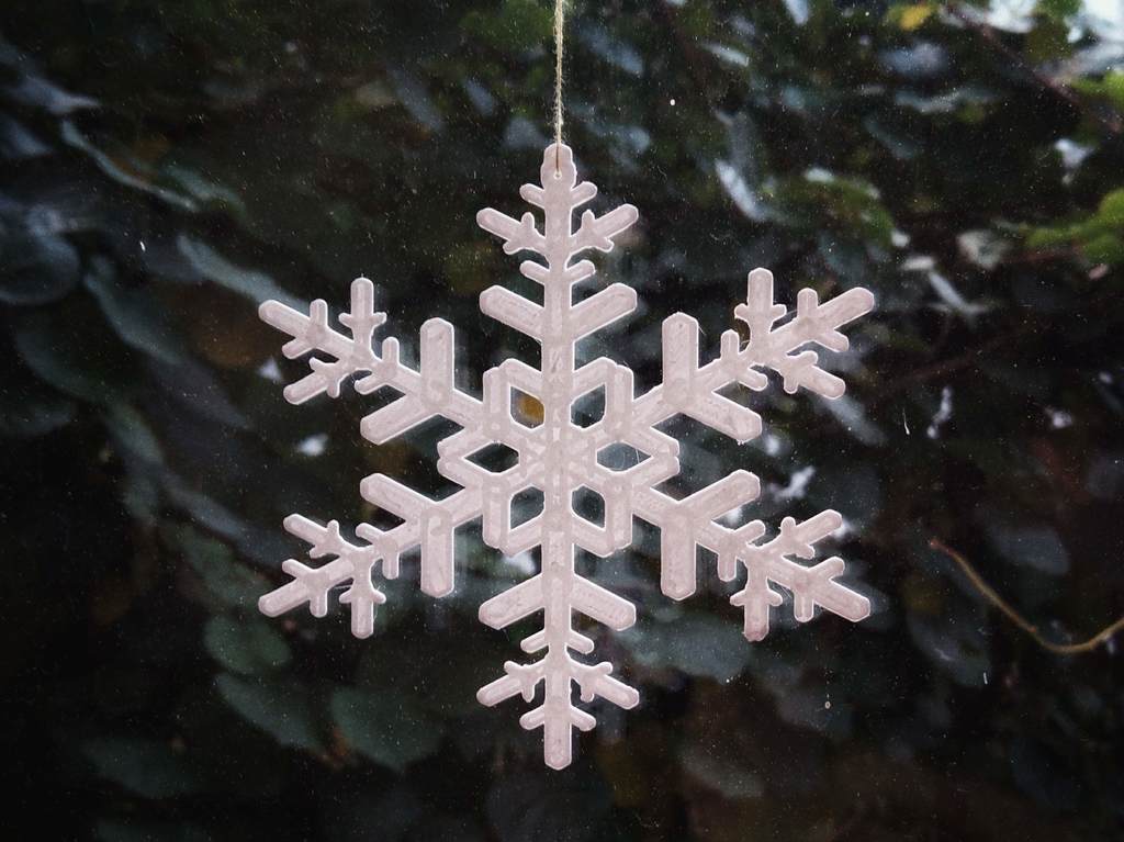 Miniatura 2 do modelo 3D Customizable Easy Snowflake