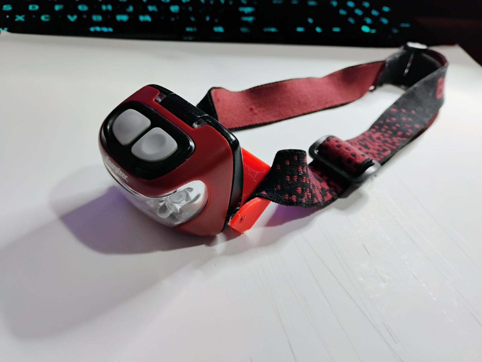 Energizer headlamp clip