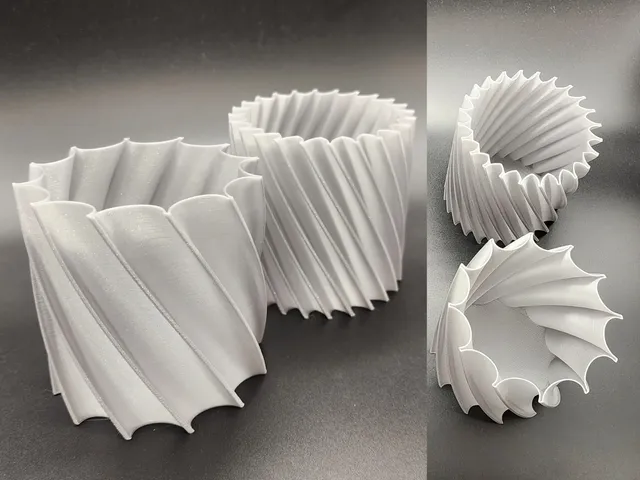 Auger Spiral Vases