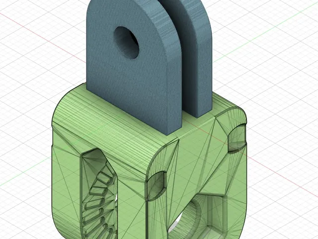 GoPro Mount on 90 deg link