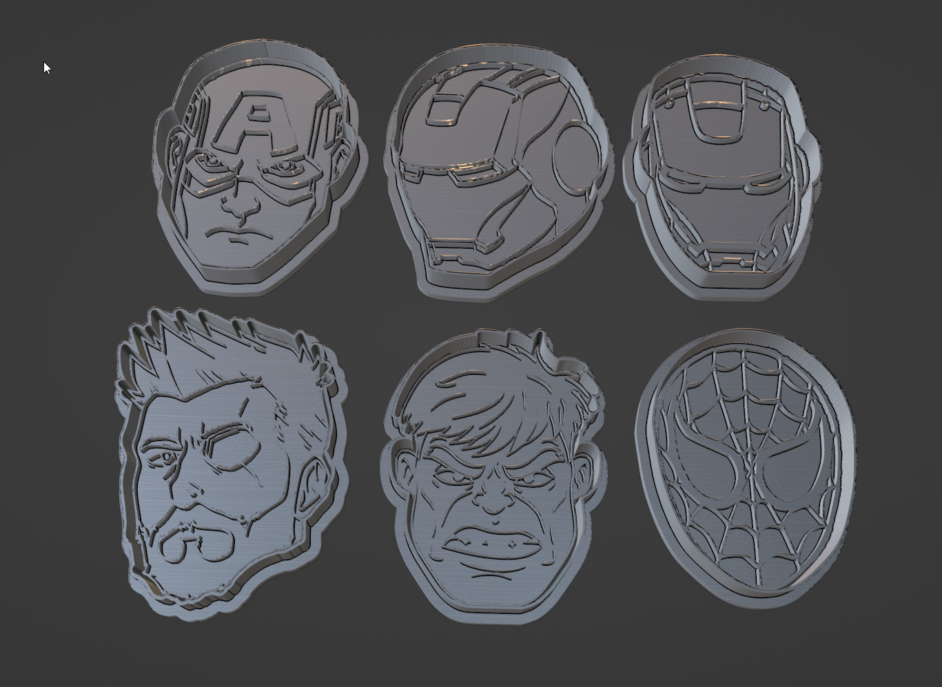 Marvel Cookie Cutters