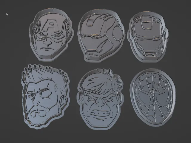 Marvel Cookie Cutters