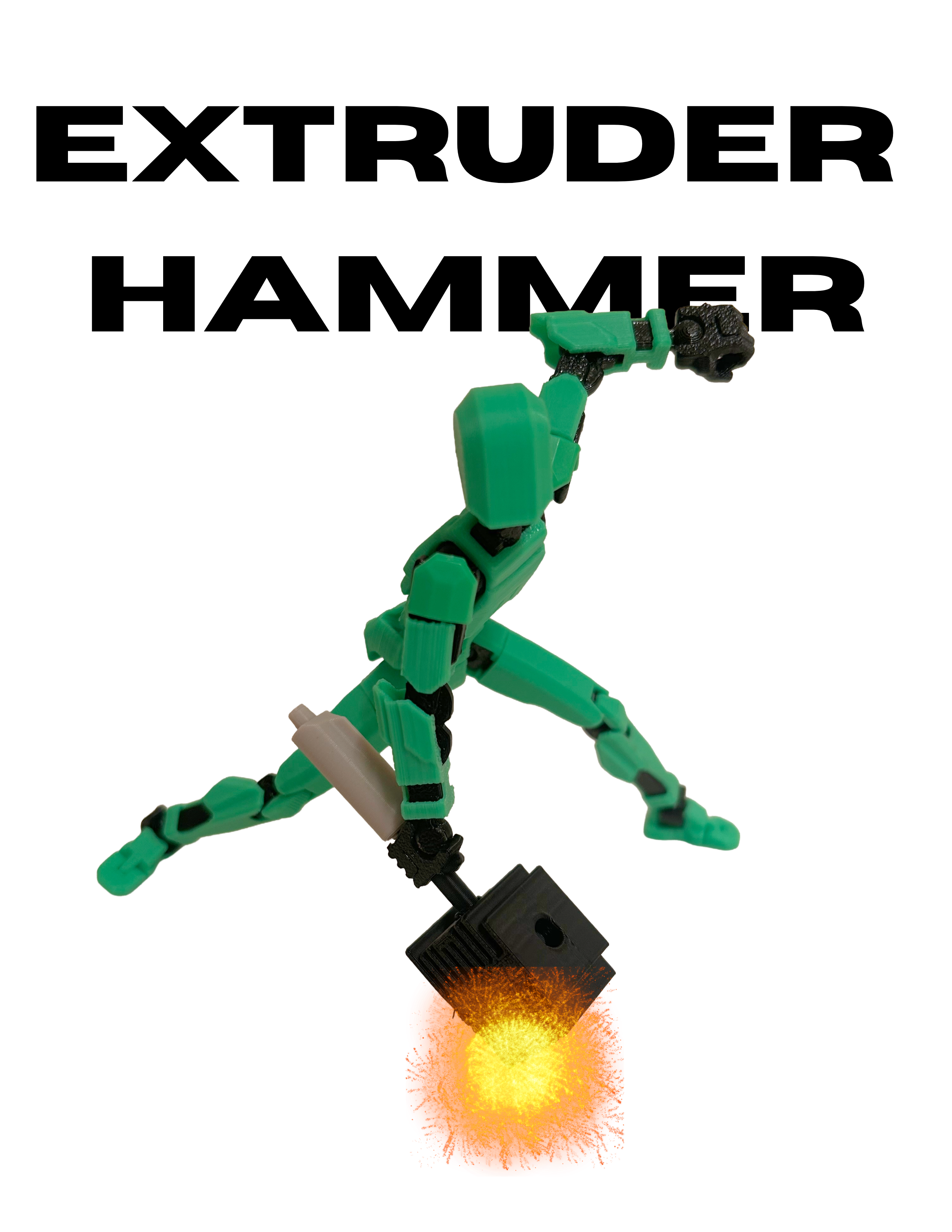 Dummy 13 extruder/nozzle hammer 3D model