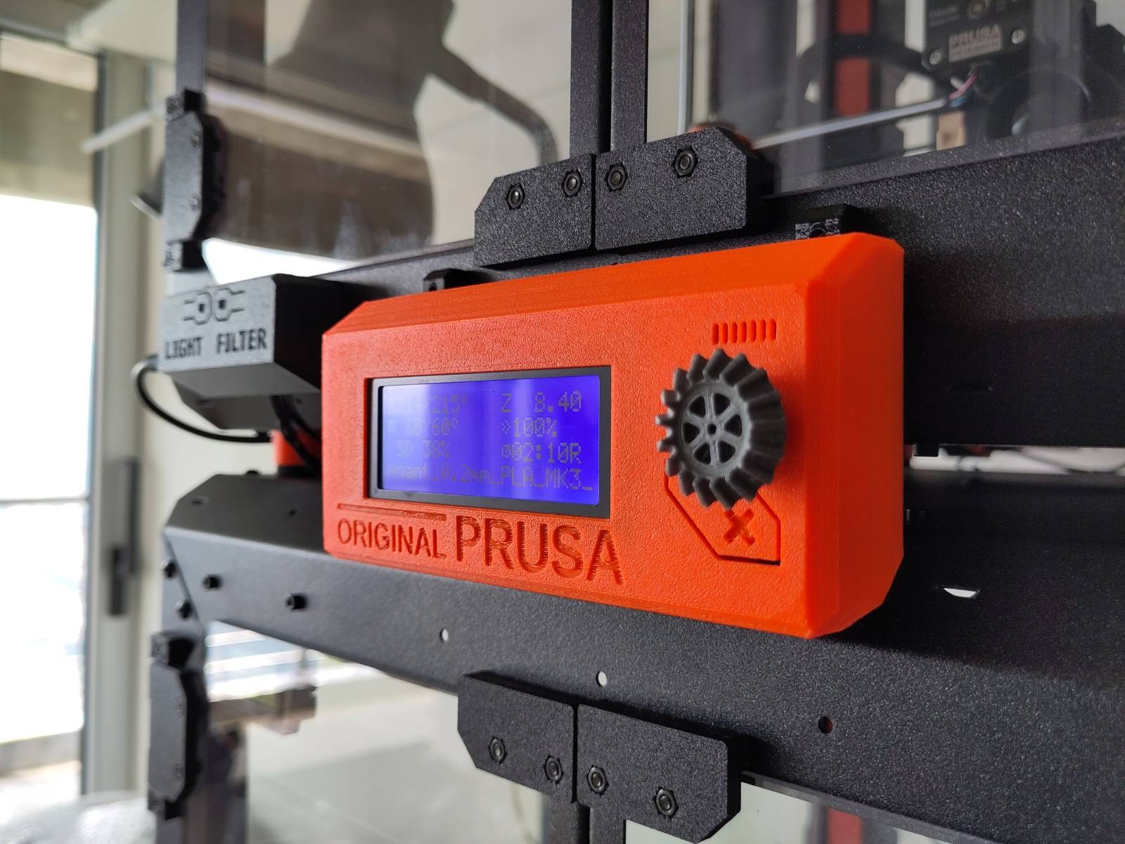 MK3 LCD Flat Mount For Prusa Enclosure Stackable By Unreal Download mk3-lcd-flat-mount-for-prusa-enclosure-stackable-by-unreal-download