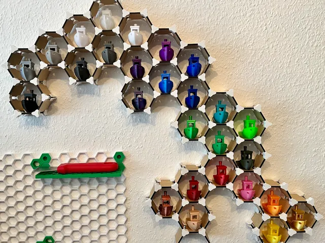 Hexagonregal / Setzkasten / Minishelf