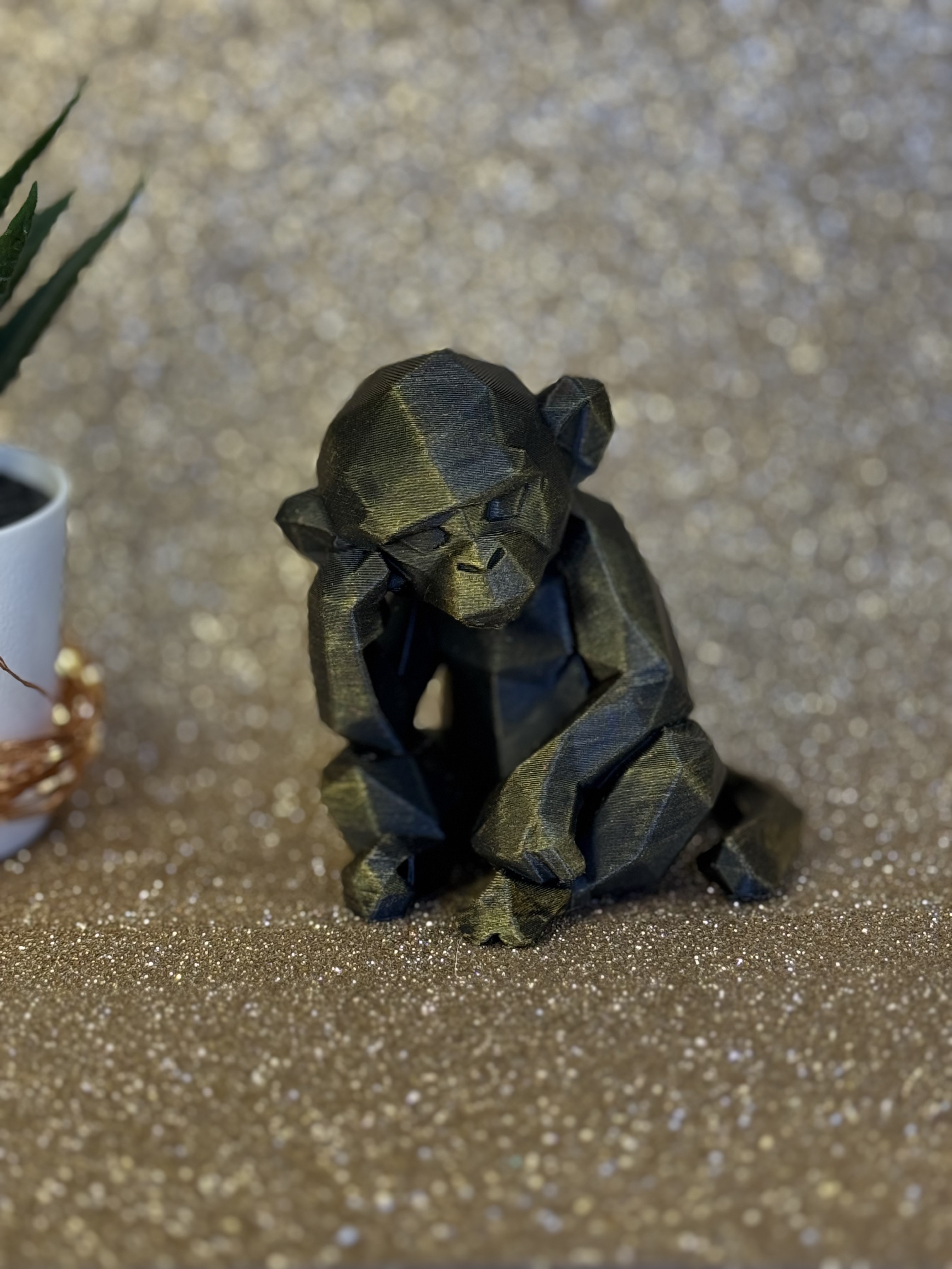 Thinking monkey