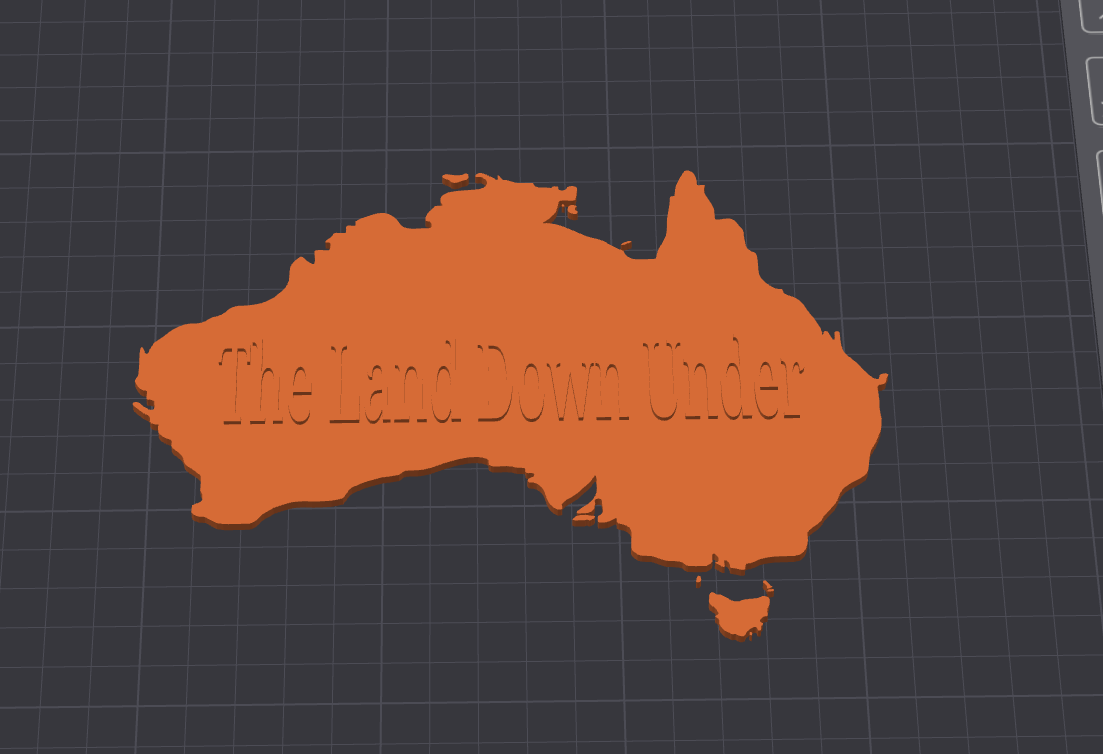 Australia 3D model