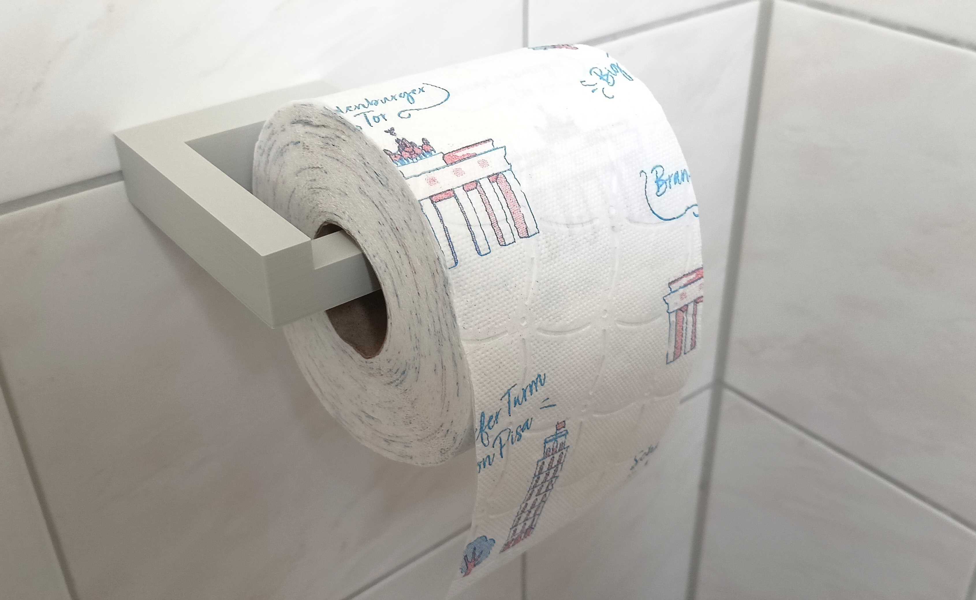 Clean design toilet paper holder