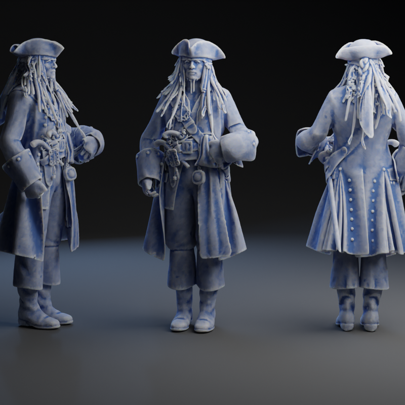 Captain Jack Sparrow by Peter Farell | Download free STL model