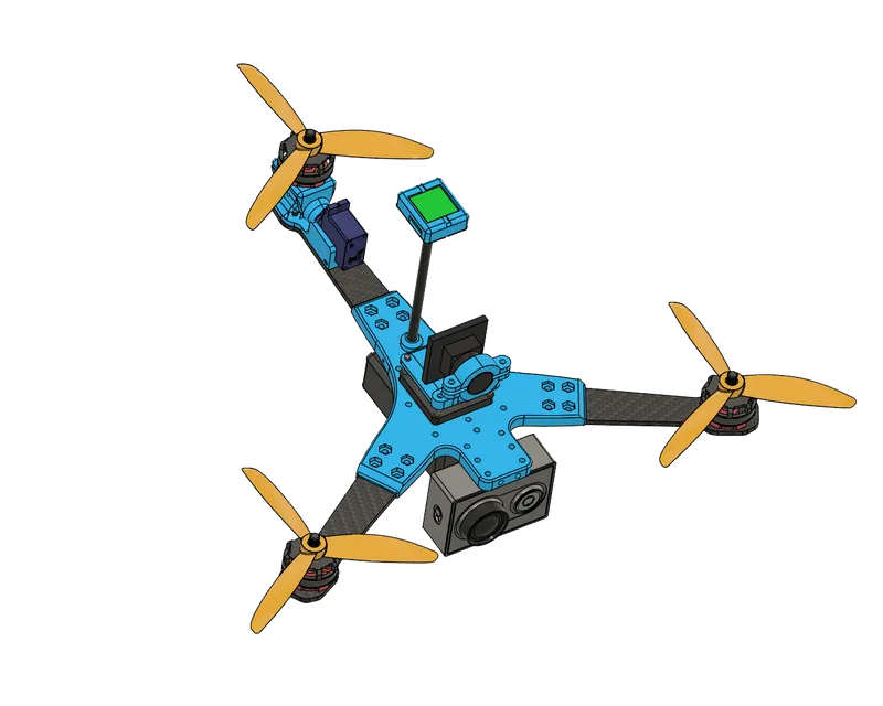 Ardupilot Tricopter Frame - Autonomous FPV Test Platform by Basement ...