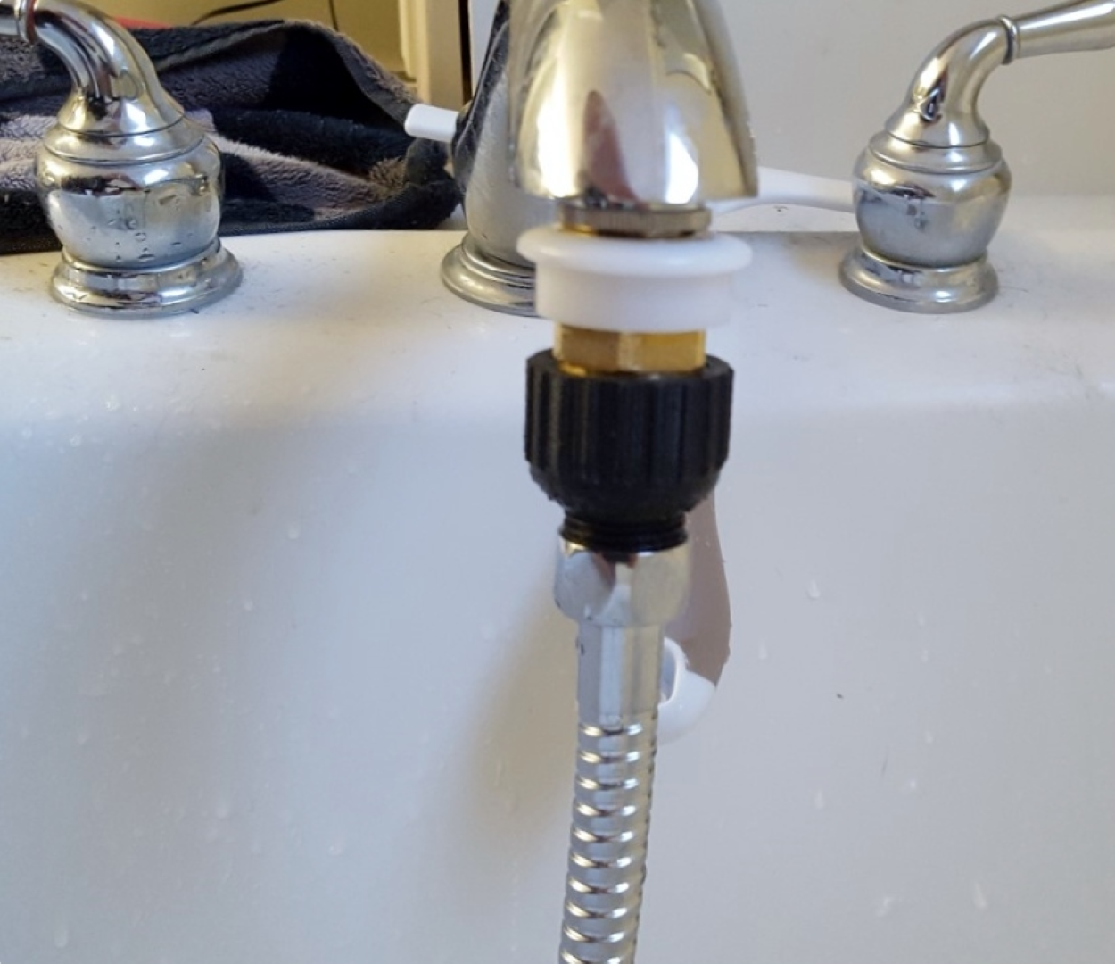 Tub to shower and Back again