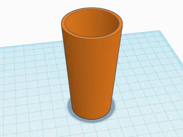 Tapered Espresso Bean Measuring Cup - 1/4 cup volume