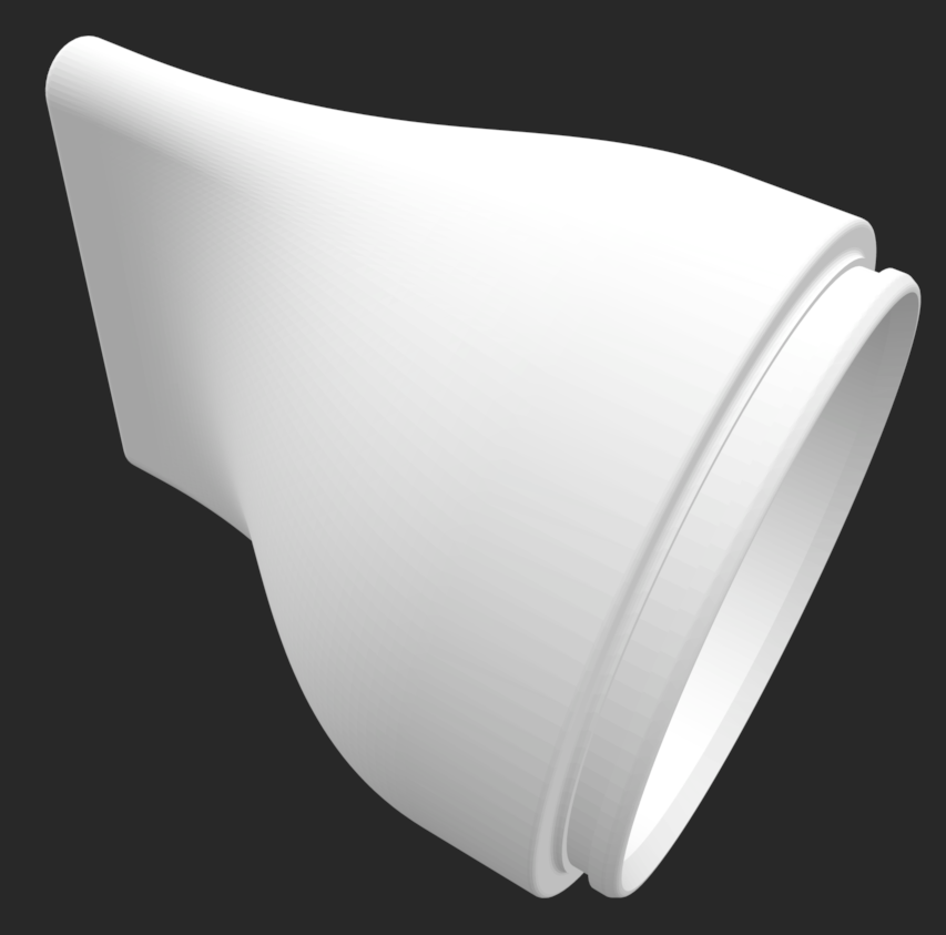 hair dryer nozzle Philips by YBR Download free STL model