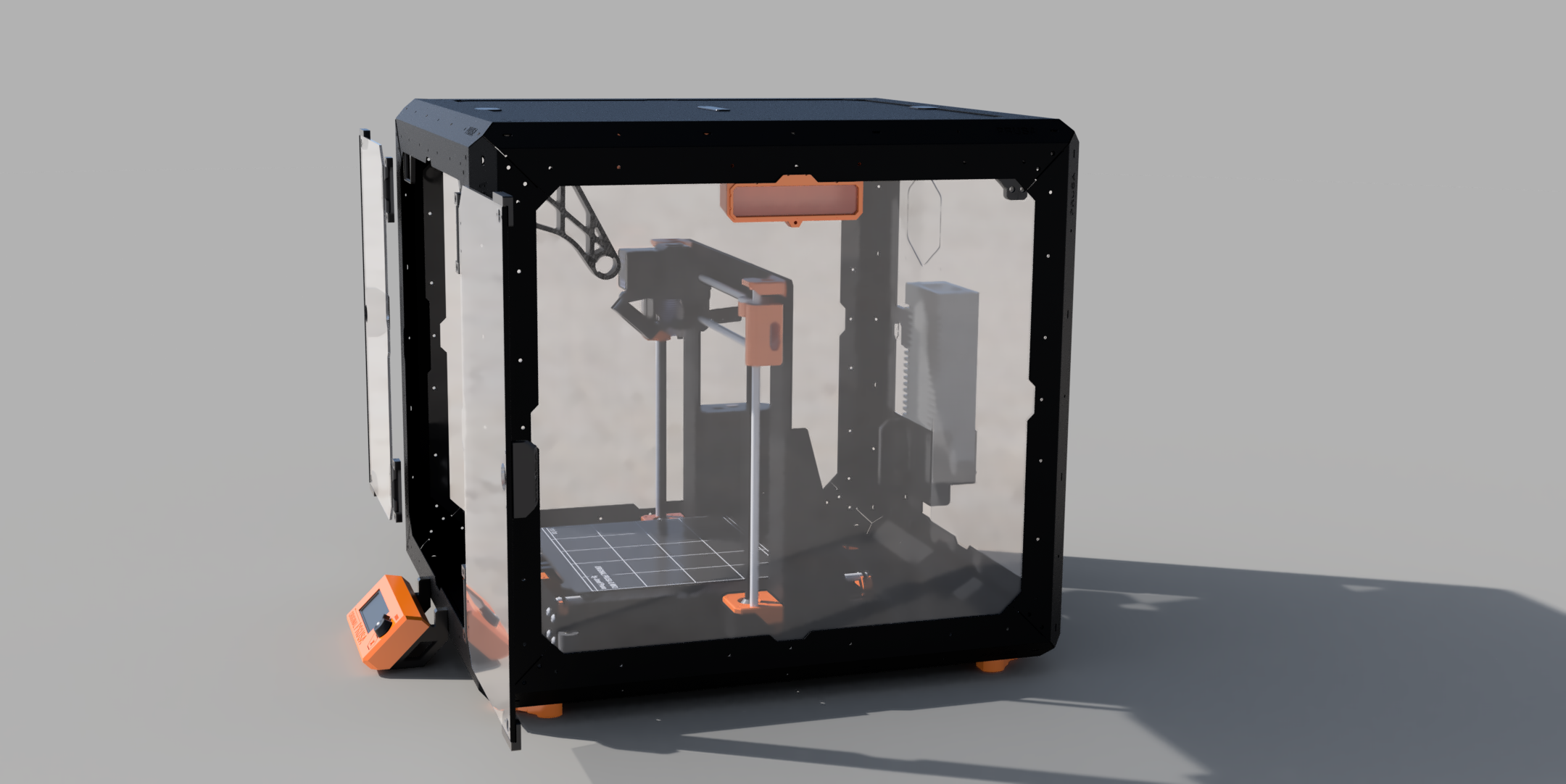 Prusa enclosure builded (fusion360 file) by OWLicious | Download free ...