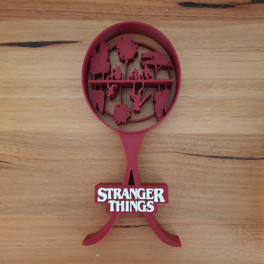 Miniatura 2 do modelo 3D Stranger Things Headphone Stand