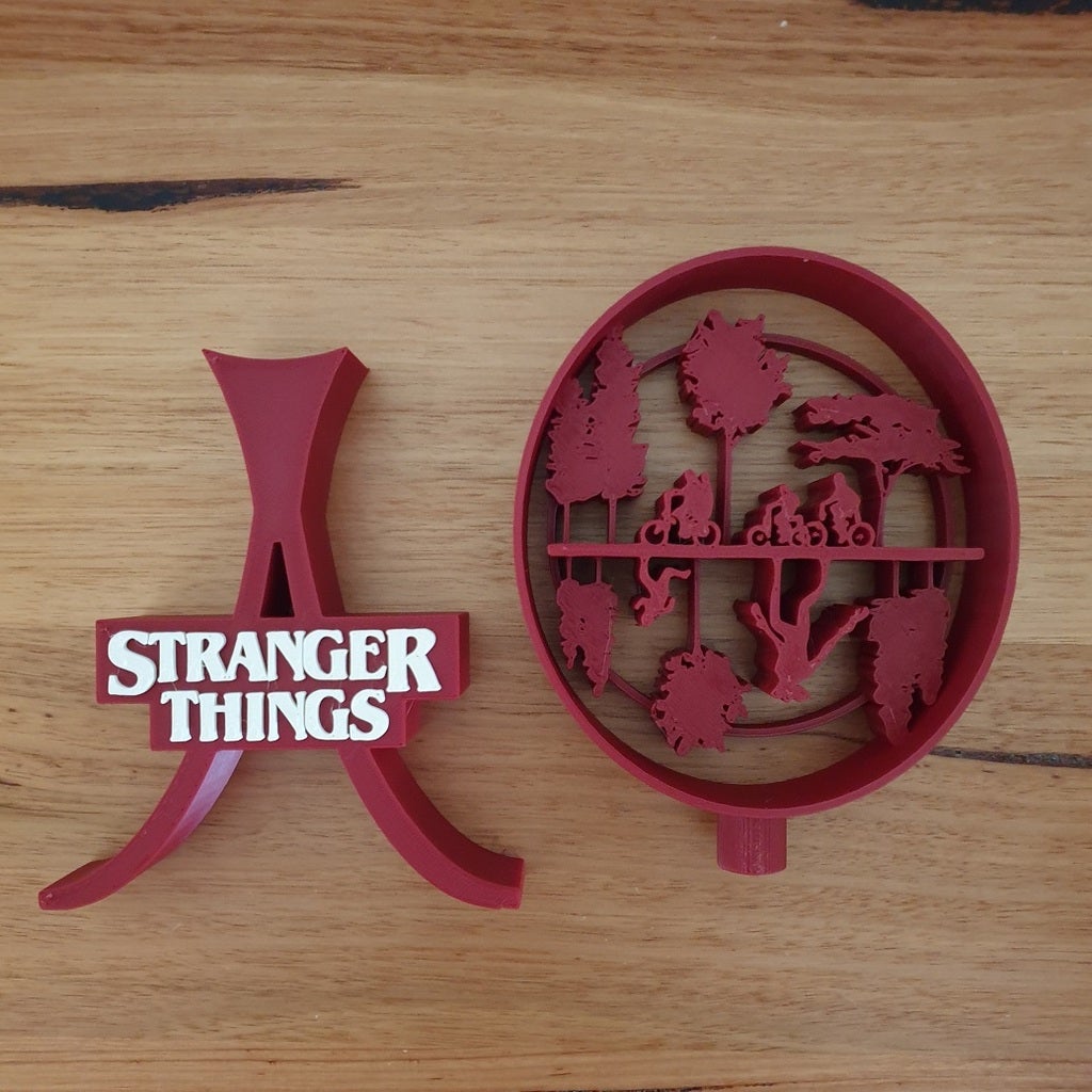 Miniatura 4 do modelo 3D Stranger Things Headphone Stand
